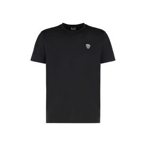 EA7 Emporio Armani Logo Detail T-Shirt Men BLACK T-Shirts